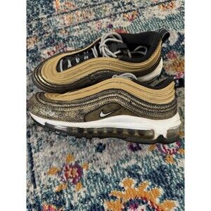 Nike Air Max 97 Sneakers Metallic‎ Golden Gals Size 6.5 DO5881-700